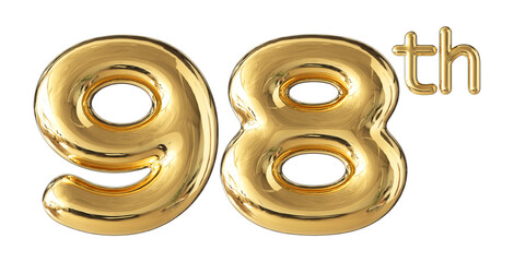 Anniversary Gold Number 98