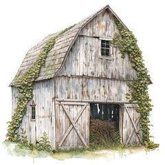 old barn in the countryside