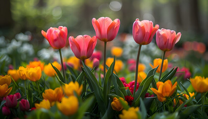 Naklejka premium flower background