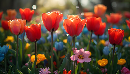 Obraz premium flower background