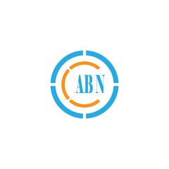 Alphabet letters Initials Monogram logo ABN