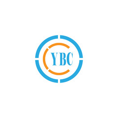 Alphabet letters Initials Monogram logo YBC