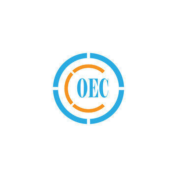 Alphabet letters Initials Monogram logo OEC