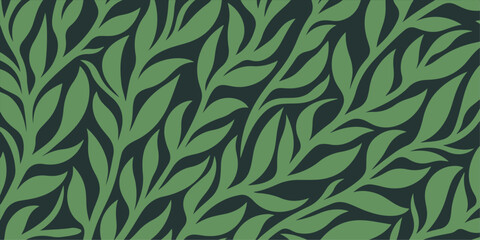 leaf pattern Seamless Elegant abstract background