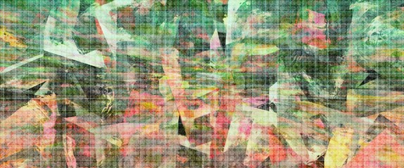 Fototapeta premium colorful abstract background with halftone texture