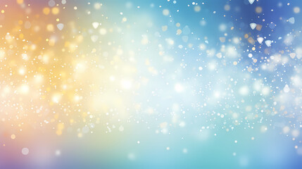 Obraz premium Soft pastel background with stars and bokeh lights