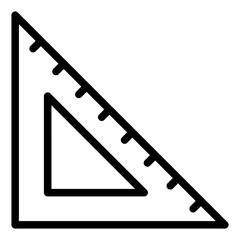 triangle ruler icon 