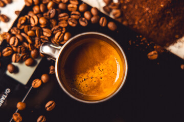 Espresso in a Coffee Shop 