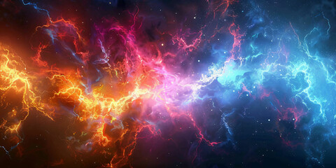 Colorful space galaxy cloud nebula. Starry night cosmos. Universe science astronomy. Supernova background wallpaper