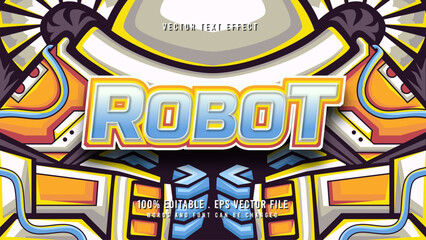 Robot Editable Text Effect