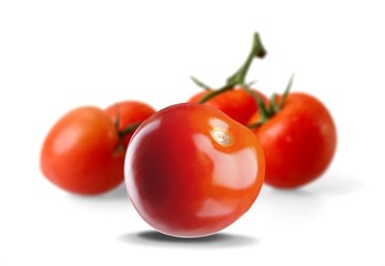 ripe fresh red cherry tomatoes