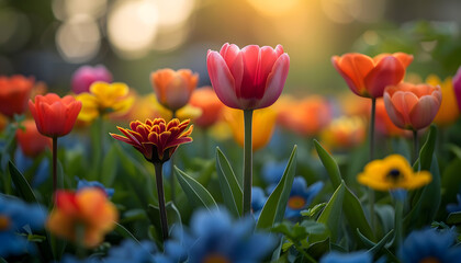 Naklejka premium flower background