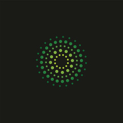 circle logo design template vector