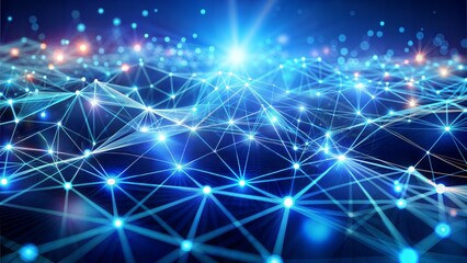 Fototapeta premium Abstract technology background. Network connection structure. Big data digital background. 3d rendering.