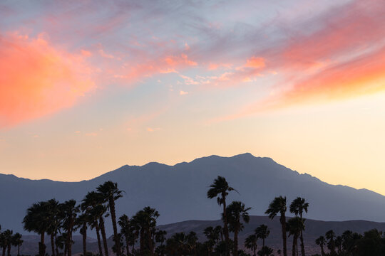 Sunset over San Jacinto