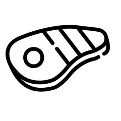 meat outline icon