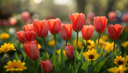Obraz premium flower background