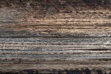 Texture Background Of An Old Natural Cracked Wood