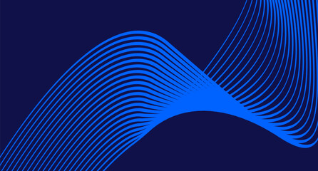 BLUE LINE ABSTRACT BACKGROUND VECTOR ART	