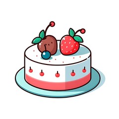 Cake design concept for birthday welcome party home coming farewell floral decoration concepts caramel velvet fruit cake design
