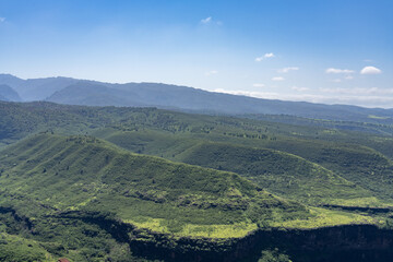 Naklejka premium Waimea Canyon Dr, Kauai, Hawaii. Waimea River
