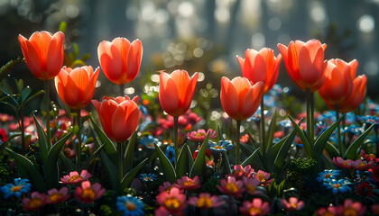 Obraz premium flower background