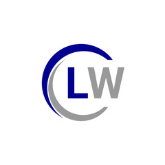 Alphabet letters Initials Monogram logo LW, INITIAL Letter LW logo design, template vector illustration. LW Initial Letter Logo design vector template, Graphic Alphabet Symbol for Corporate Business.
