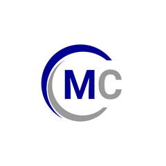 Alphabet letters Initials Monogram logo MC, INITIAL Letter MC logo design, template vector illustration. MC Initial Letter Logo design vector template, Graphic Alphabet Symbol for Corporate Business.