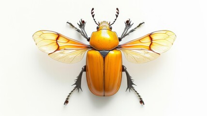 Fototapeta premium shield bug isolated on white