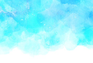 背景素材_水彩テクスチャ_青