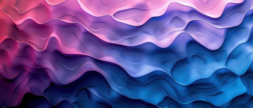 Cool toned gradient, seamless blending, refreshing visual