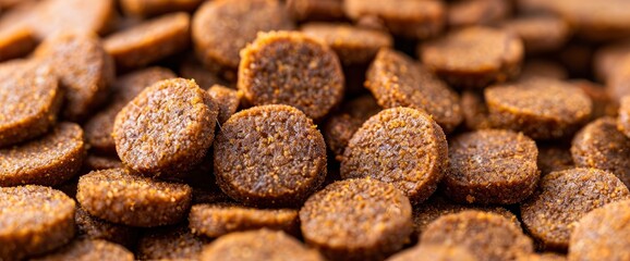 Dry Dog Food In A Bowl And Overspill, Ready For A Feast, HD