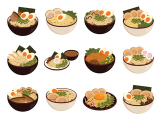 Ramen Vector Set
