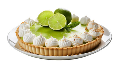 key lime cake with whipped cream