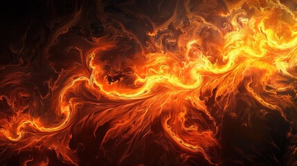 Fototapeta premium flame pattern wallpaper