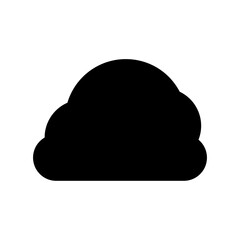 Cloud icon vector or logo illustration style