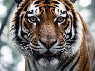 Fototapeta premium Tiger's Intensity