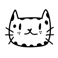 Illustration cat icon sign images vector 