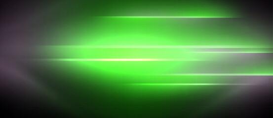 Neon dynamic diagonal light rays background. Techno digital geometric concept design for wallpaper, banner, presentation, background