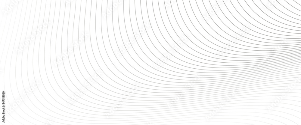 Poster Vector abstract white wave lines pattern background,  seamless pattern with lines background.