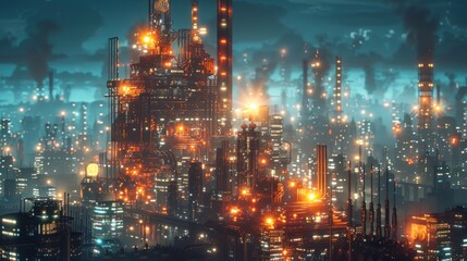 Fototapeta premium Industry and technology concept