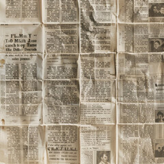 Obraz premium Vintage Old Newspapers Background