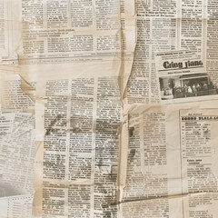 Fototapeta premium Vintage Old Newspapers Background