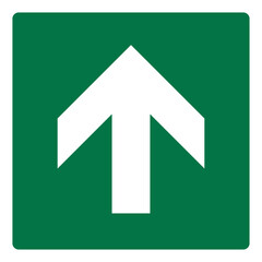 iso emergency and first aid safety signs evacuation route symbol and pictogram only size 1 x 1 square shape