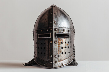 Old knight helmet