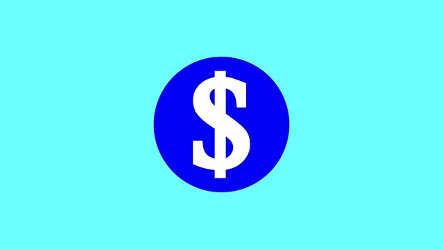 US dollar color sign Dollar icon currency sign Dollar Symbol