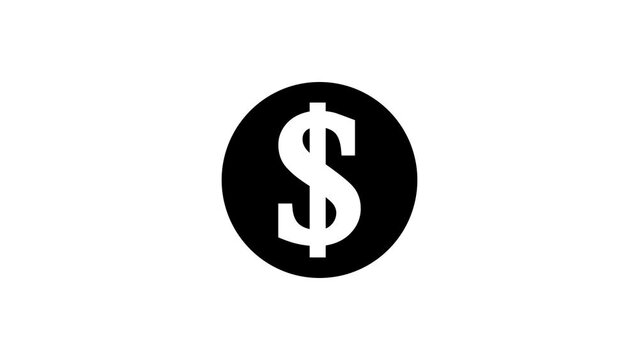 US dollar color sign Dollar icon currency sign Dollar Symbol