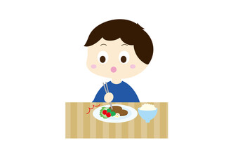 食事マナー刺し箸