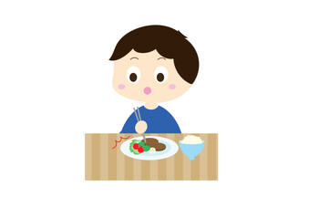 食事マナー刺し箸