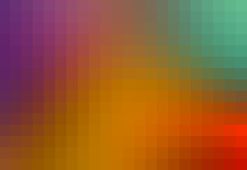 Colorful shades grid pixels square mosaic aura abstract pixellate pattern geometric background banner